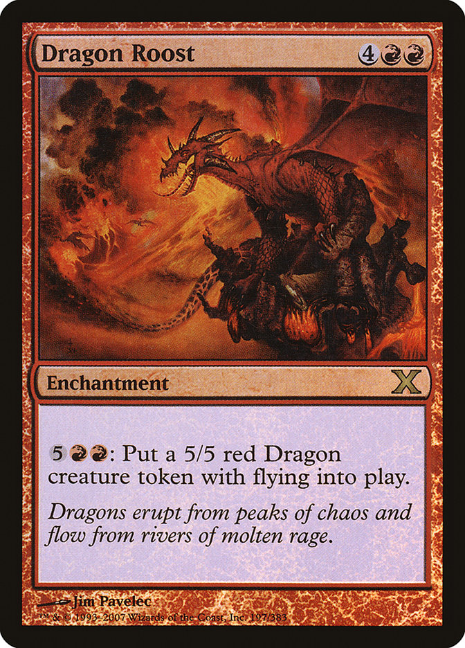 Dragon Roost (Premium Foil) [Tenth Edition] | I Want That Stuff Brandon