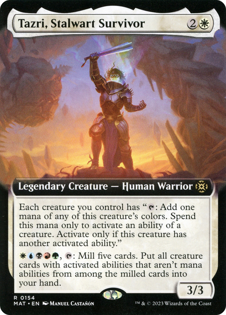 Tazri, Stalwart Survivor (Extended Art) [March of the Machine: The Aftermath] | I Want That Stuff Brandon