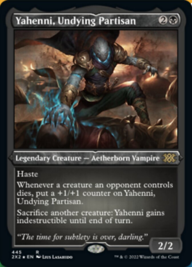 Yahenni, Undying Partisan (Foil Etched) [Double Masters 2022] | I Want That Stuff Brandon