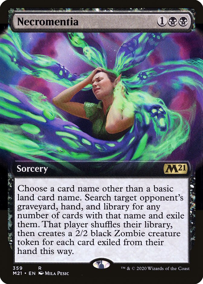 Necromentia (Extended Art) [Core Set 2021] | I Want That Stuff Brandon