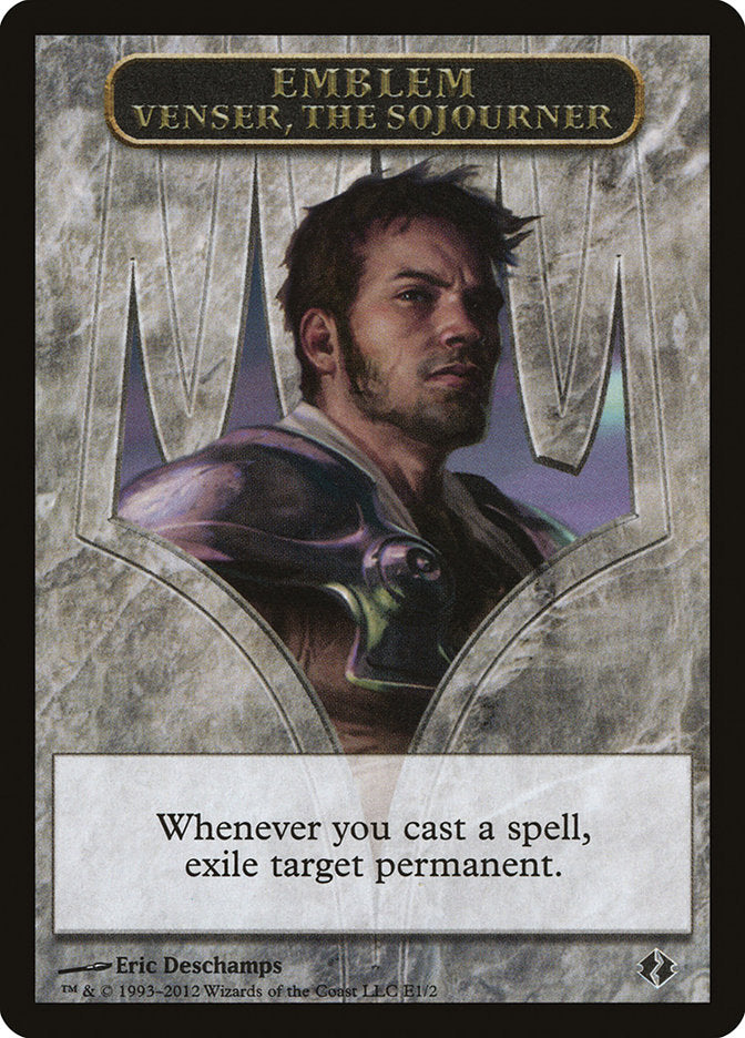 Venser, the Sojourner Emblem [Duel Decks: Venser vs. Koth Tokens] | I Want That Stuff Brandon