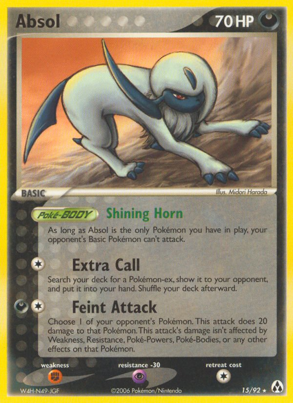 Absol (15/92) [EX: Legend Maker] | I Want That Stuff Brandon