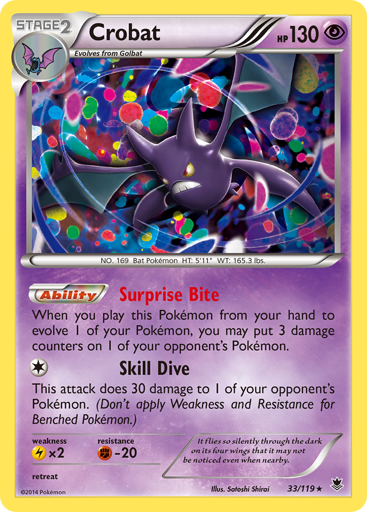 Crobat (33/119) [XY: Phantom Forces] | I Want That Stuff Brandon