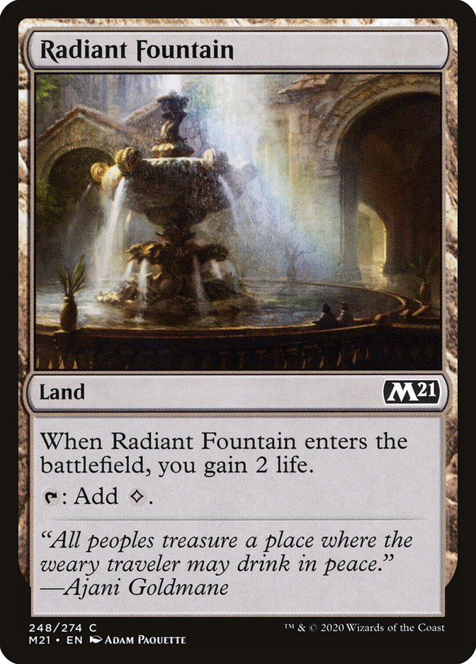 Radiant Fountain [Core Set 2021] | I Want That Stuff Brandon