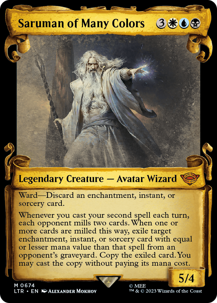 Saruman of Many Colors [The Lord of the Rings: Tales of Middle-Earth Showcase Scrolls] | I Want That Stuff Brandon
