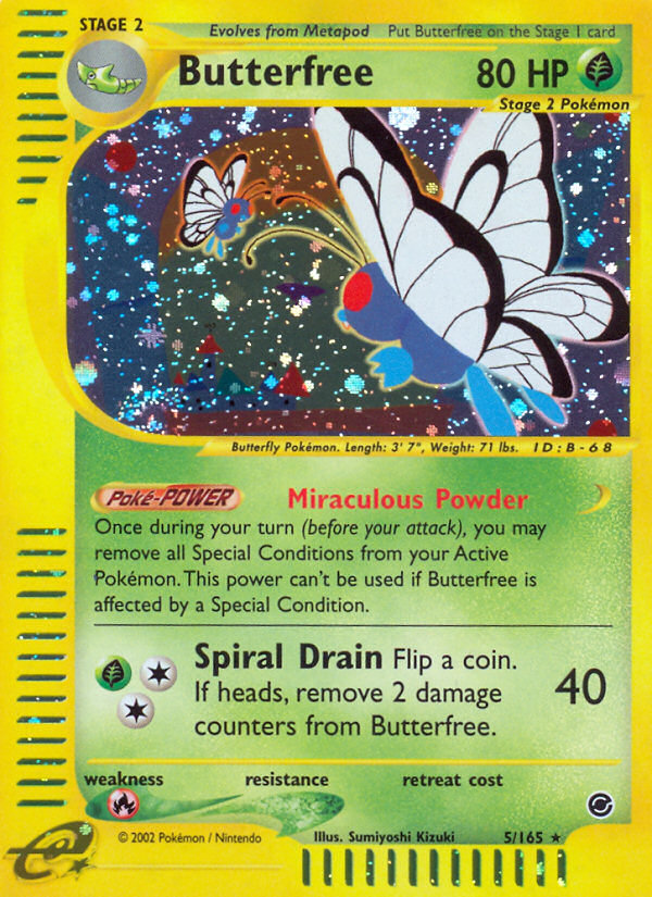 Butterfree (5/165) [Expedition: Base Set] | I Want That Stuff Brandon