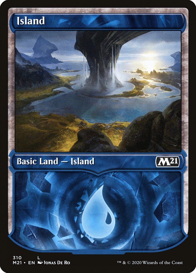 Island (310) (Showcase) [Core Set 2021] | I Want That Stuff Brandon