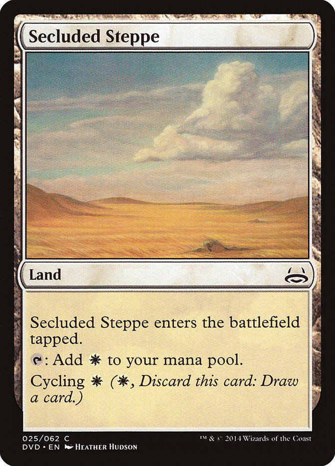 Secluded Steppe (Divine vs. Demonic) [Duel Decks Anthology] | I Want That Stuff Brandon