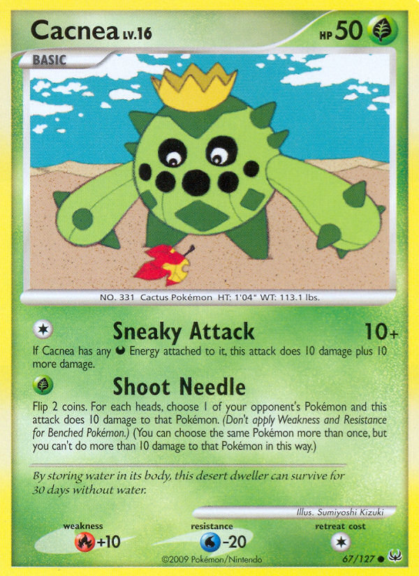 Cacnea (67/127) [Platinum: Base Set] | I Want That Stuff Brandon