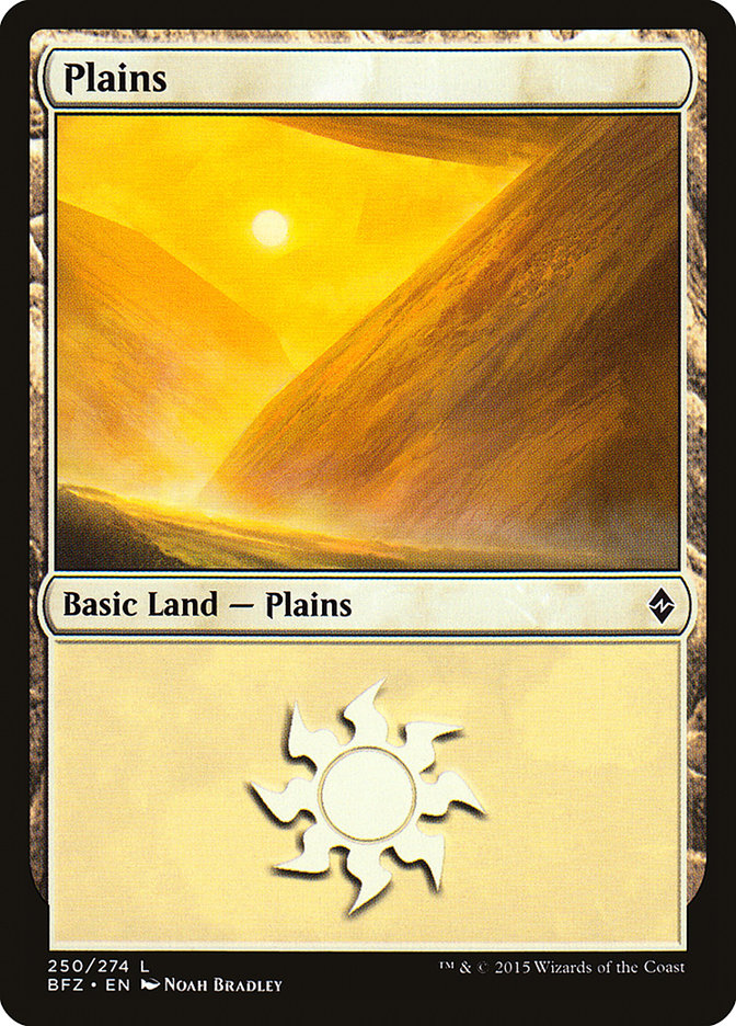 Plains (250a) [Battle for Zendikar] | I Want That Stuff Brandon