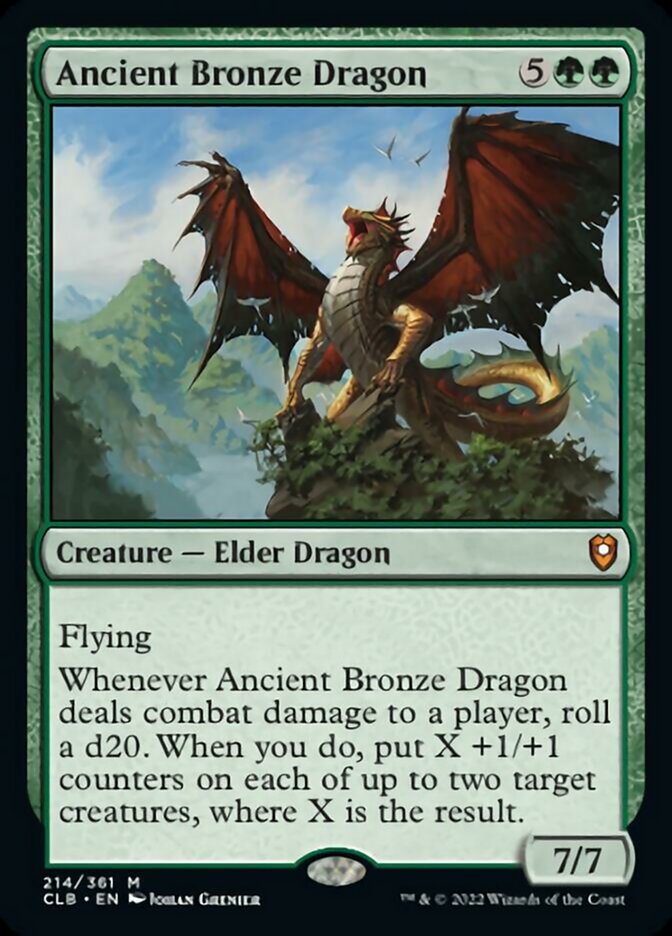 Ancient Bronze Dragon [Commander Legends: Battle for Baldur's Gate] | I Want That Stuff Brandon