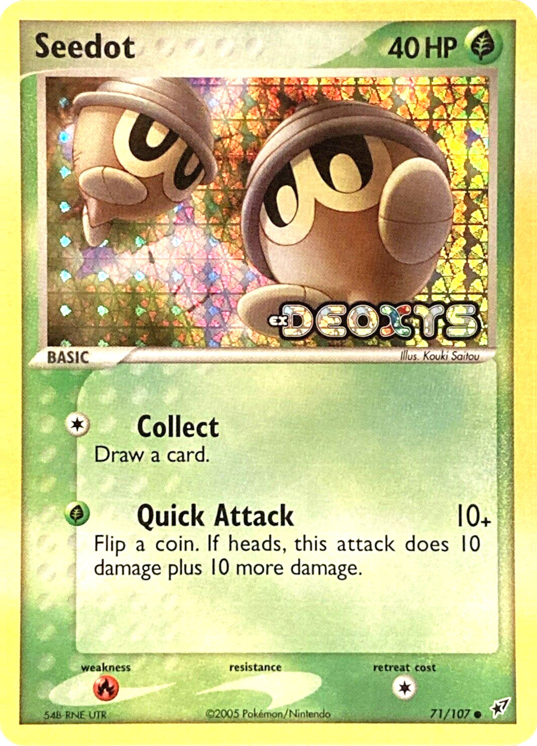 Seedot (71/107) (Stamped) [EX: Deoxys] | I Want That Stuff Brandon