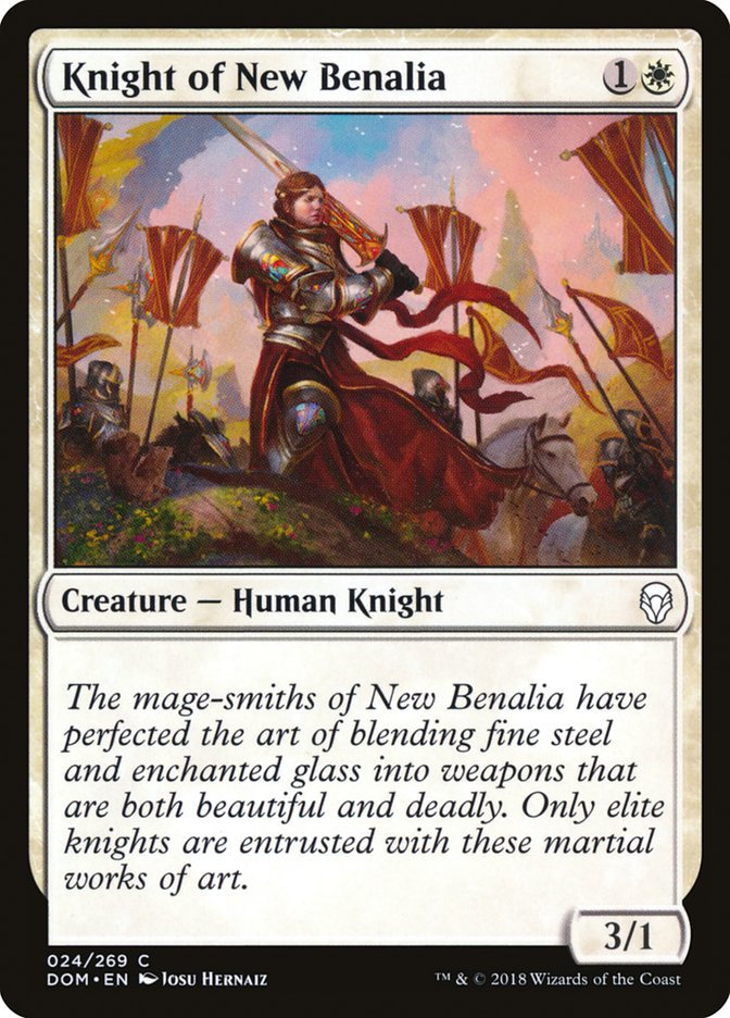 Knight of New Benalia [Dominaria] | I Want That Stuff Brandon