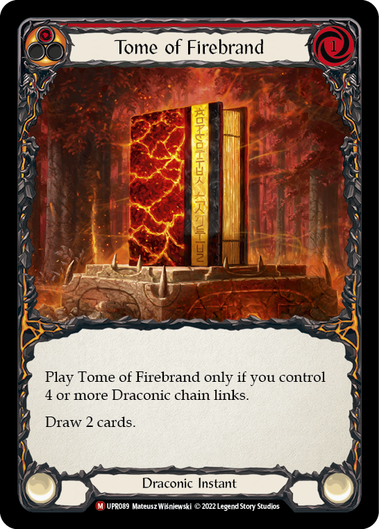 Tome of Firebrand [UPR089] (Uprising)  Rainbow Foil | I Want That Stuff Brandon