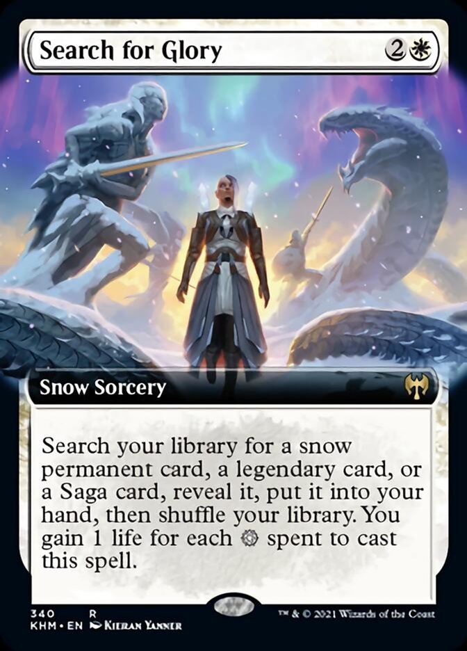 Search for Glory (Extended Art) [Kaldheim] | I Want That Stuff Brandon