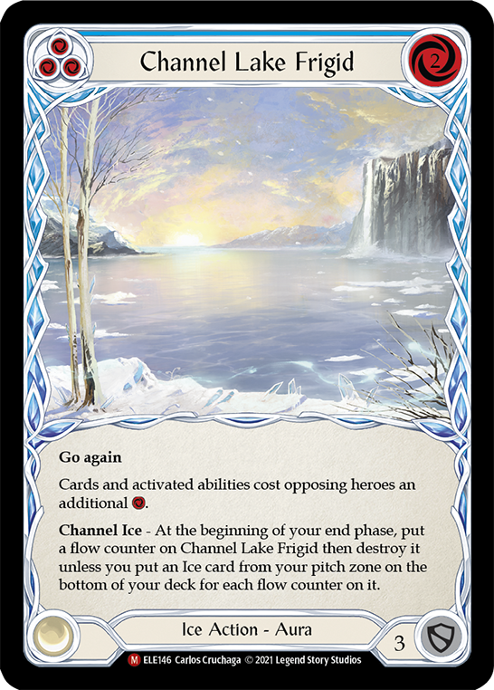Channel Lake Frigid [ELE146] (Tales of Aria)  1st Edition Rainbow Foil | I Want That Stuff Brandon