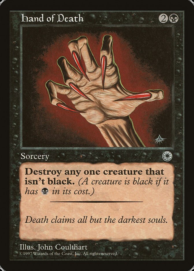 Hand of Death (With Creature Color Explanation) [Portal] | I Want That Stuff Brandon