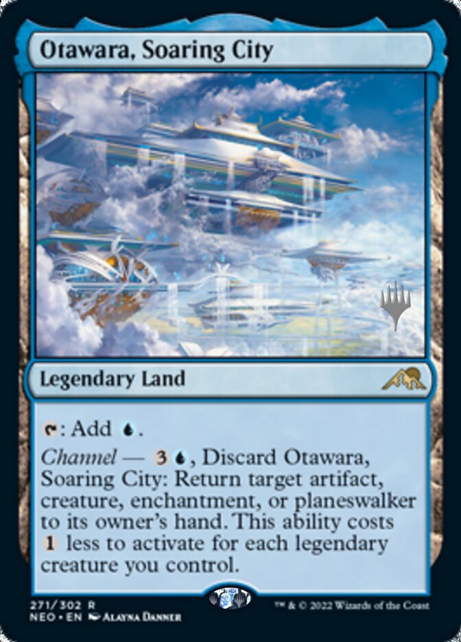 Otawara, Soaring City (Promo Pack) [Kamigawa: Neon Dynasty Promos] | I Want That Stuff Brandon