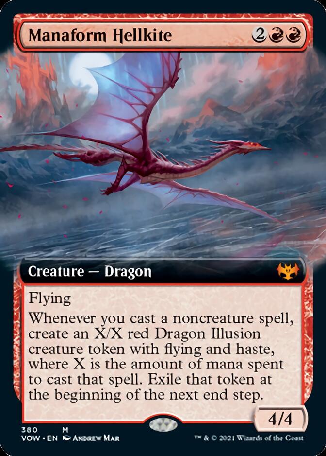 Manaform Hellkite (Extended Art) [Innistrad: Crimson Vow] | I Want That Stuff Brandon