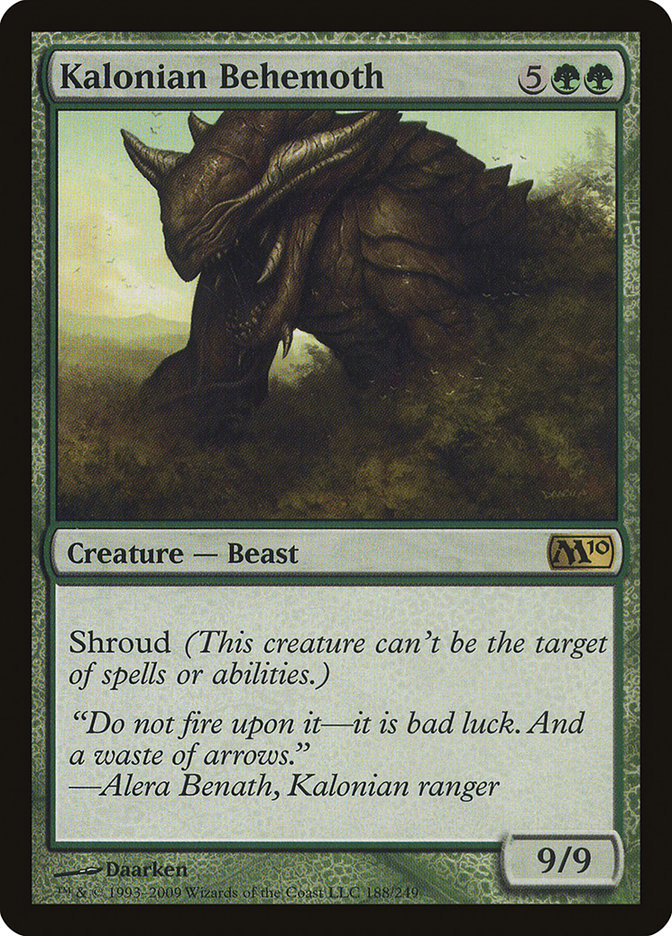 Kalonian Behemoth [Magic 2010] | I Want That Stuff Brandon