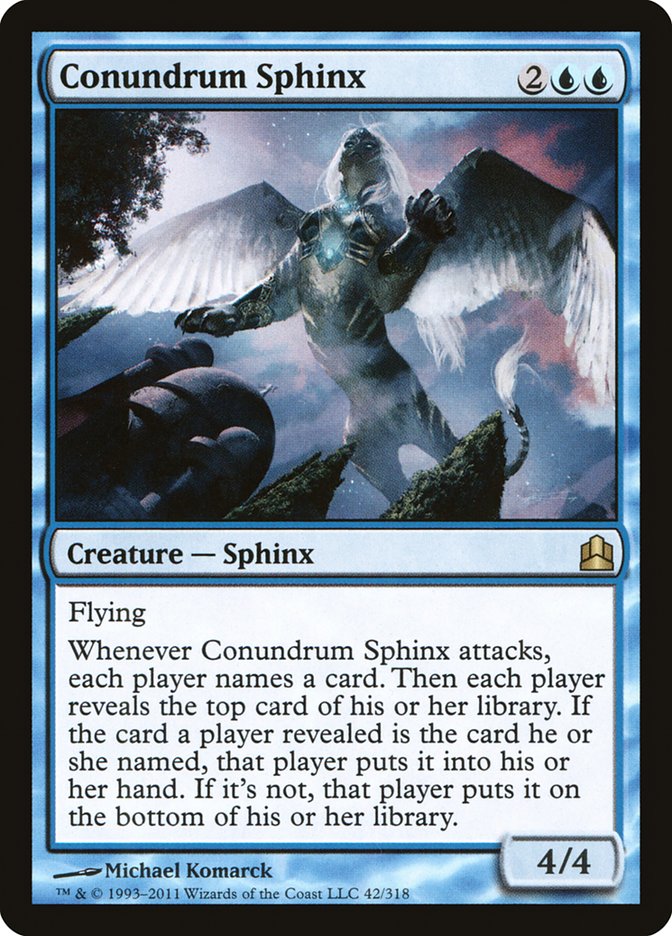 Conundrum Sphinx [Commander 2011] | I Want That Stuff Brandon