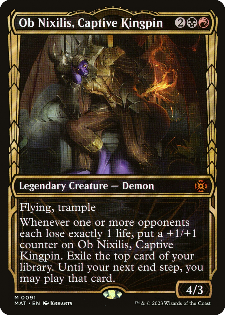 Ob Nixilis, Captive Kingpin (Showcase) [March of the Machine: The Aftermath] | I Want That Stuff Brandon