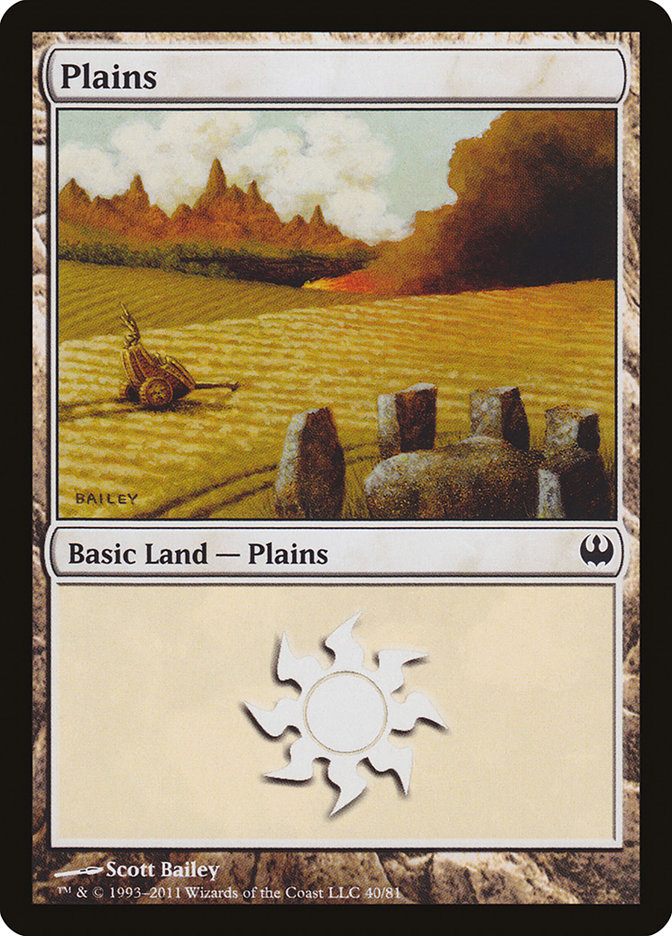 Plains (40) [Duel Decks: Knights vs. Dragons] | I Want That Stuff Brandon