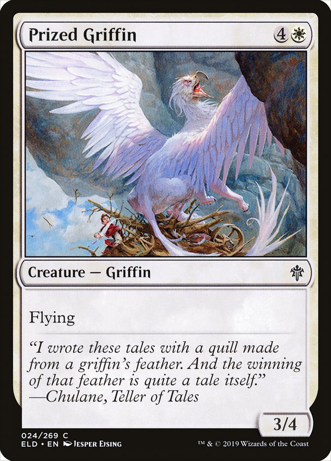 Prized Griffin [Throne of Eldraine] | I Want That Stuff Brandon