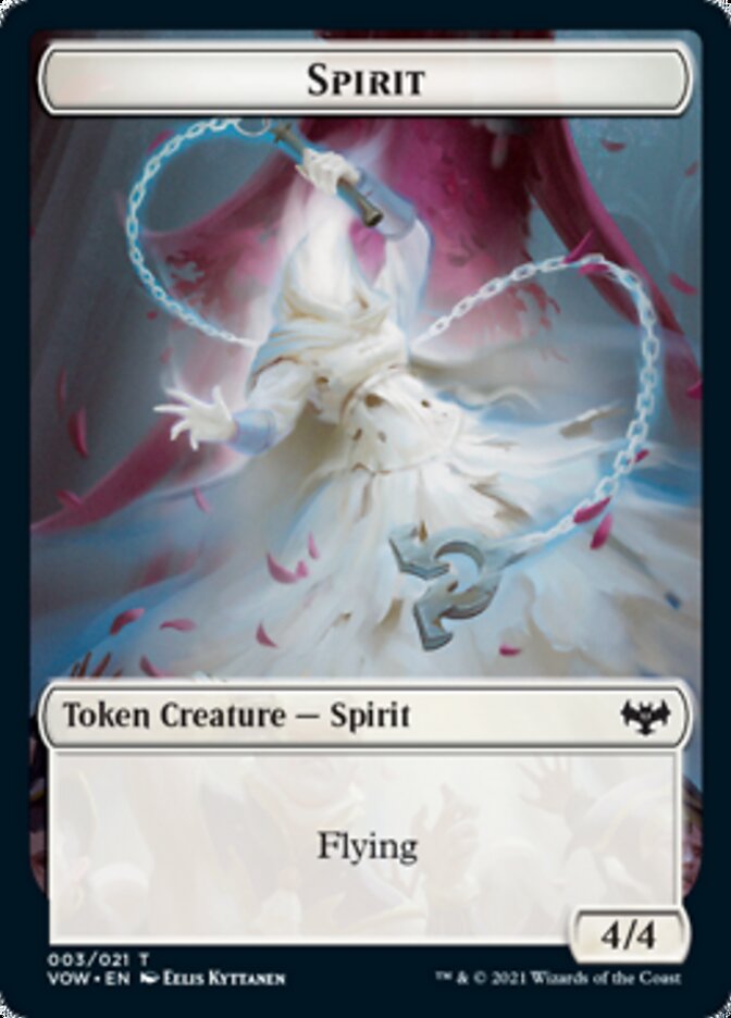 Spirit Token (003) [Innistrad: Crimson Vow Tokens] | I Want That Stuff Brandon