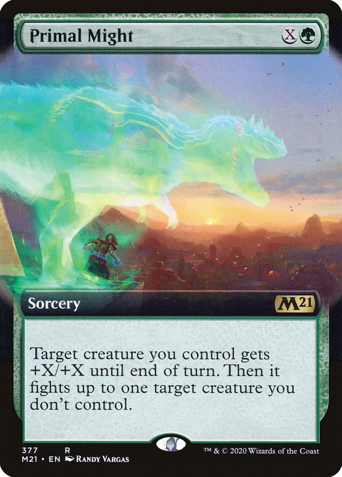 Primal Might (Extended Art) [Core Set 2021] | I Want That Stuff Brandon