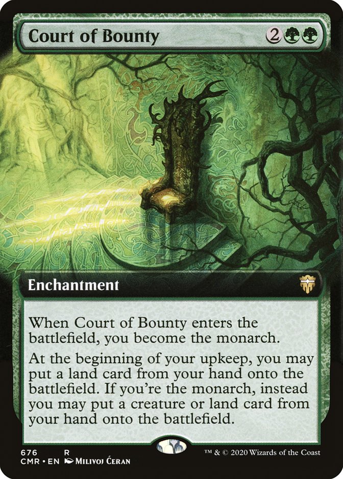 Court of Bounty (Extended Art) [Commander Legends] | I Want That Stuff Brandon