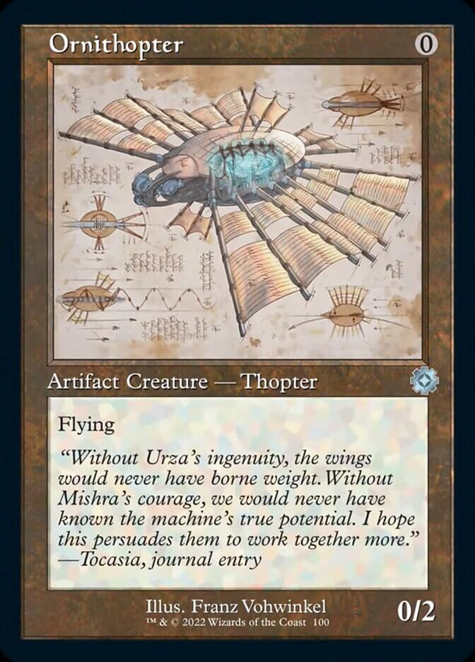 Ornithopter (Retro Schematic) [The Brothers' War Retro Artifacts] | I Want That Stuff Brandon