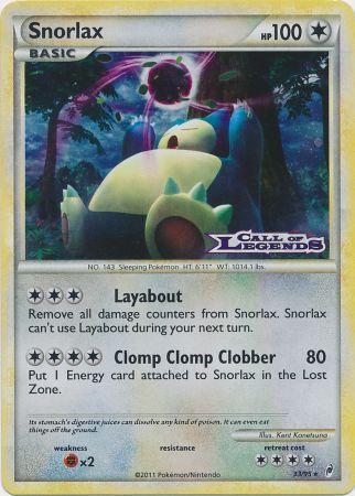 Snorlax (33/95) (Prerelease Promo) [Nintendo: Black Star Promos] | I Want That Stuff Brandon