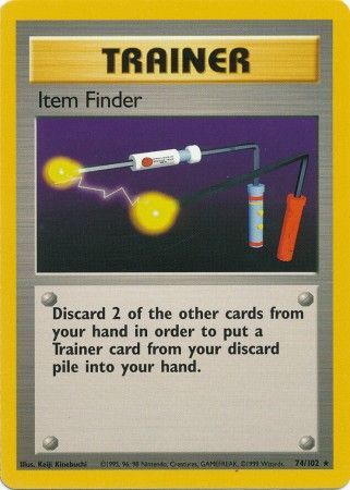 Item Finder (74/102) [Base Set Unlimited] | I Want That Stuff Brandon