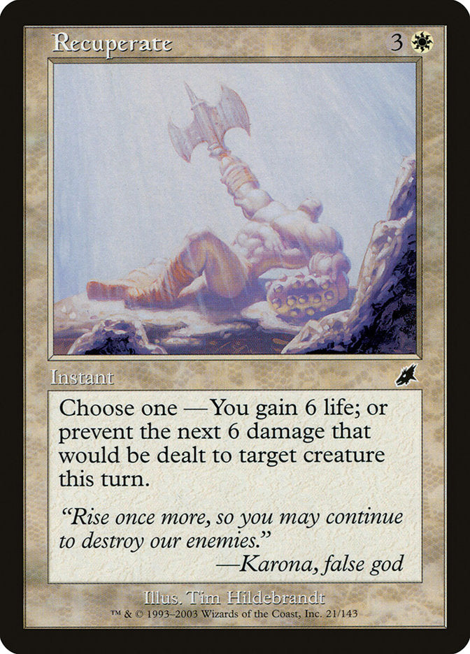 Recuperate [Scourge] | I Want That Stuff Brandon