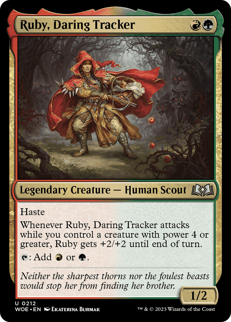 Ruby, Daring Tracker [Wilds of Eldraine] | I Want That Stuff Brandon