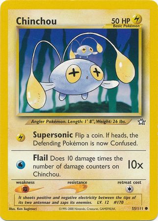 Chinchou (55/111) [Neo Genesis Unlimited] | I Want That Stuff Brandon