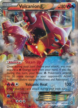 Volcanion EX (26/114) (Jumbo Card) [XY: Steam Siege] | I Want That Stuff Brandon