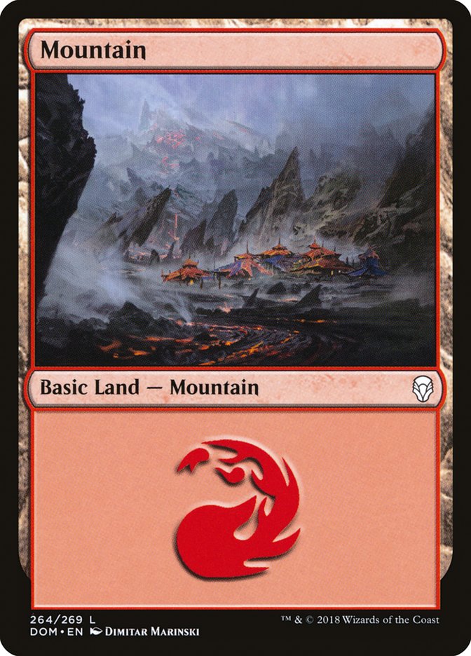 Mountain (264) [Dominaria] | I Want That Stuff Brandon