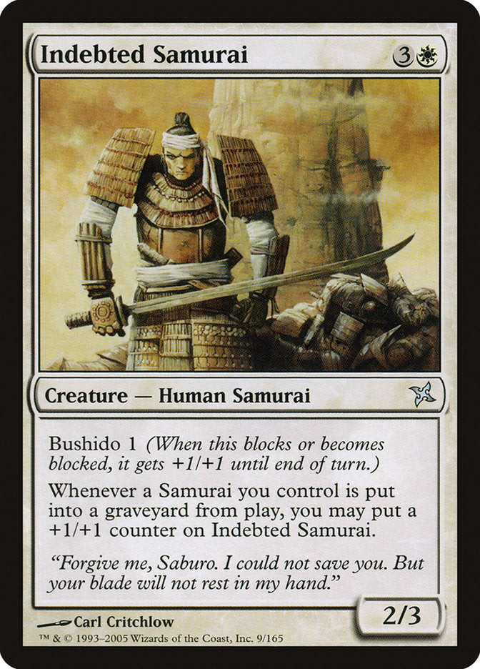 Indebted Samurai [Betrayers of Kamigawa] | I Want That Stuff Brandon