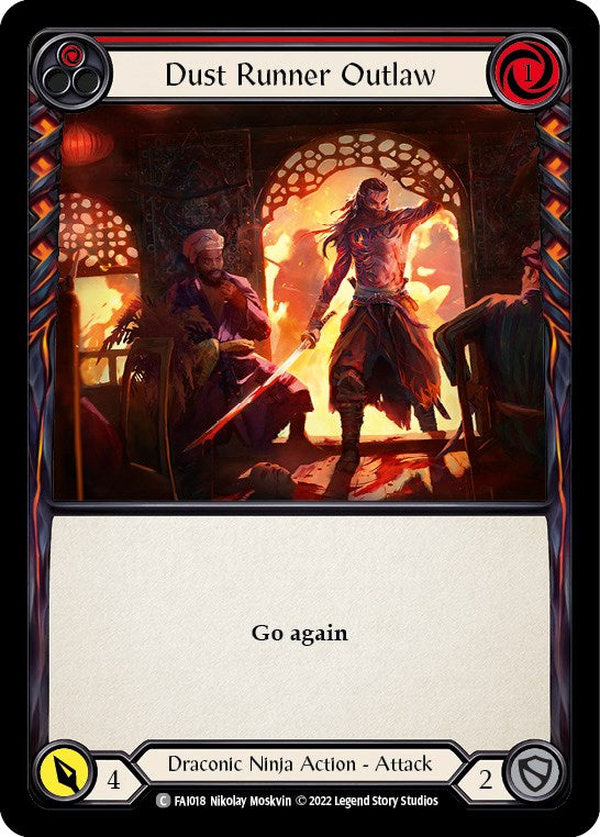 Dust Runner Outlaw (Red) [FAI018] (Uprising Fai Blitz Deck) | I Want That Stuff Brandon