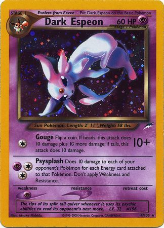 Dark Espeon (4/105) [Neo Destiny Unlimited] | I Want That Stuff Brandon