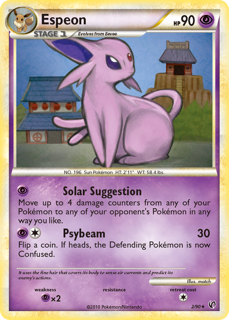 Espeon (2/90) [HeartGold & SoulSilver: Undaunted] | I Want That Stuff Brandon