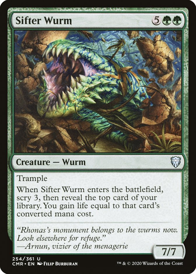Sifter Wurm [Commander Legends] | I Want That Stuff Brandon