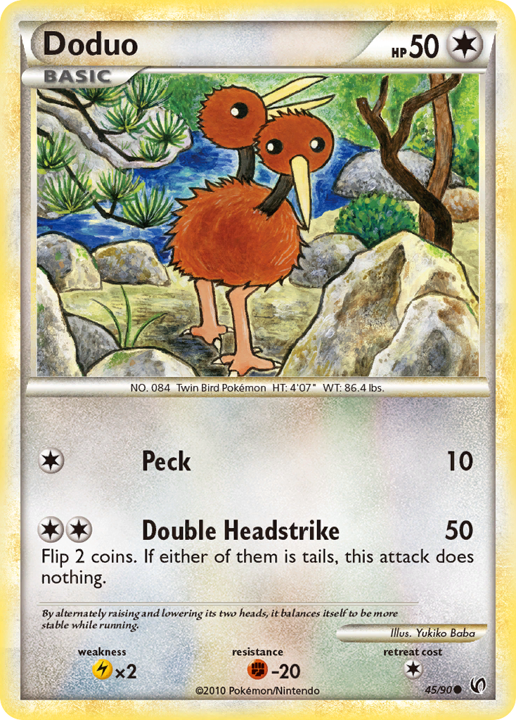 Doduo (45/90) [HeartGold & SoulSilver: Undaunted] | I Want That Stuff Brandon