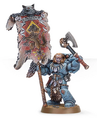 Grey Hunter with Wolf Standard | I Want That Stuff Brandon