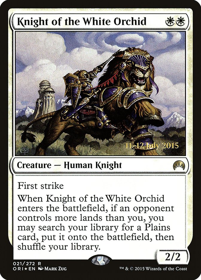Knight of the White Orchid [Magic Origins Prerelease Promos] | I Want That Stuff Brandon