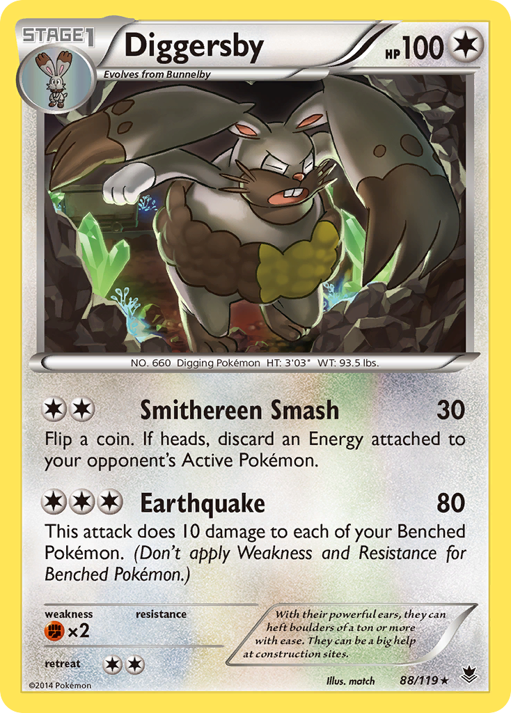 Diggersby (88/119) [XY: Phantom Forces] | I Want That Stuff Brandon