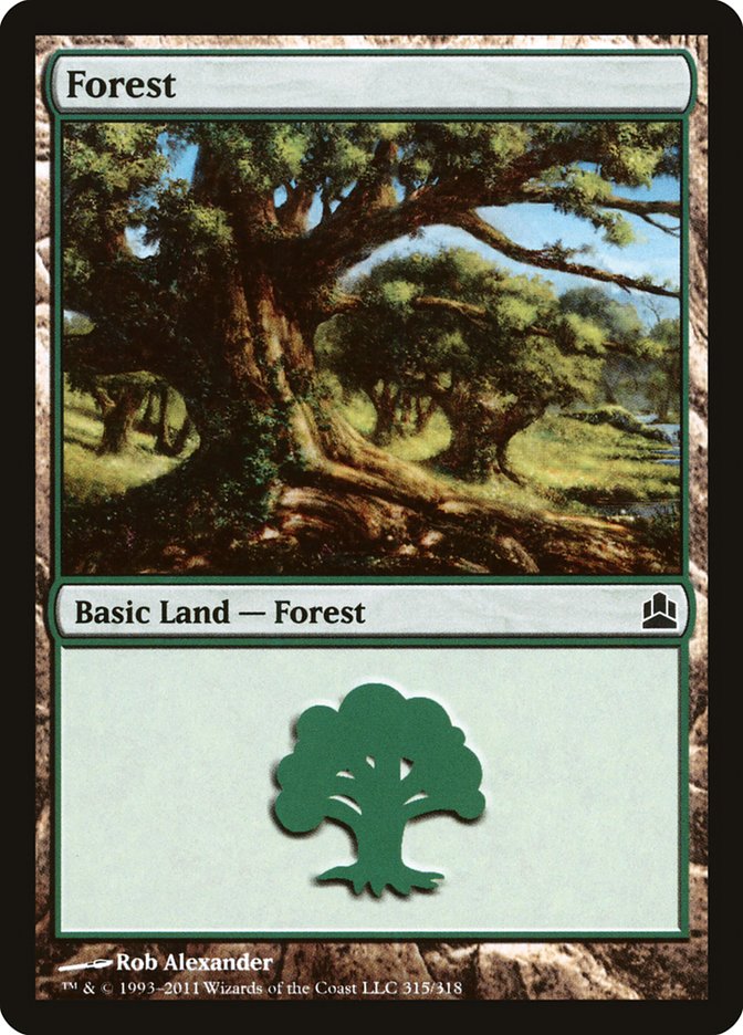 Forest (315) [Commander 2011] | I Want That Stuff Brandon