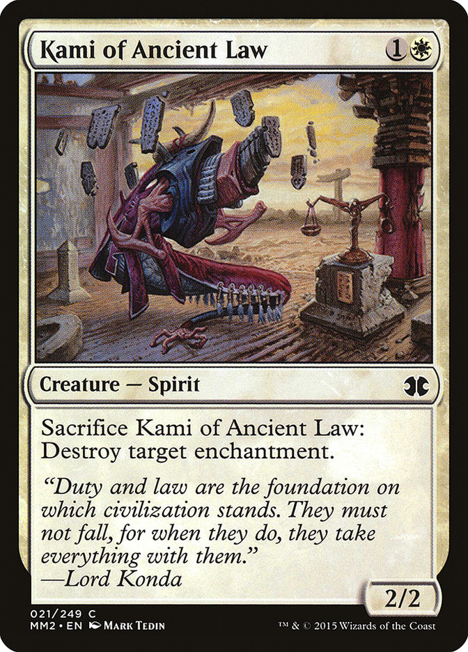 Kami of Ancient Law [Modern Masters 2015] | I Want That Stuff Brandon